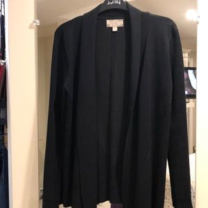 Joan Vass Black Cardigan